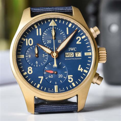 bronze iwc|iwc bronze chronograph.